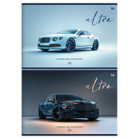 Альбом для рисования 40 листов скоба (BG) Ultra  выборочный лак ассорти арт.АР4ск40_вл 08622