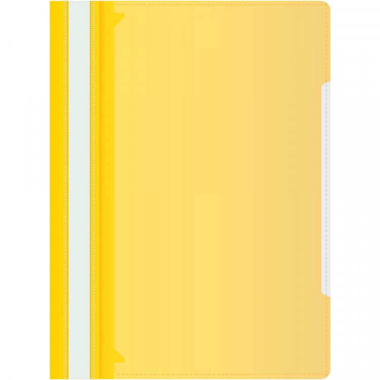 Папка скоросшиватель А4 Бюрократ Дисплей желтый арт.PS-K20YEL (Ст.20)