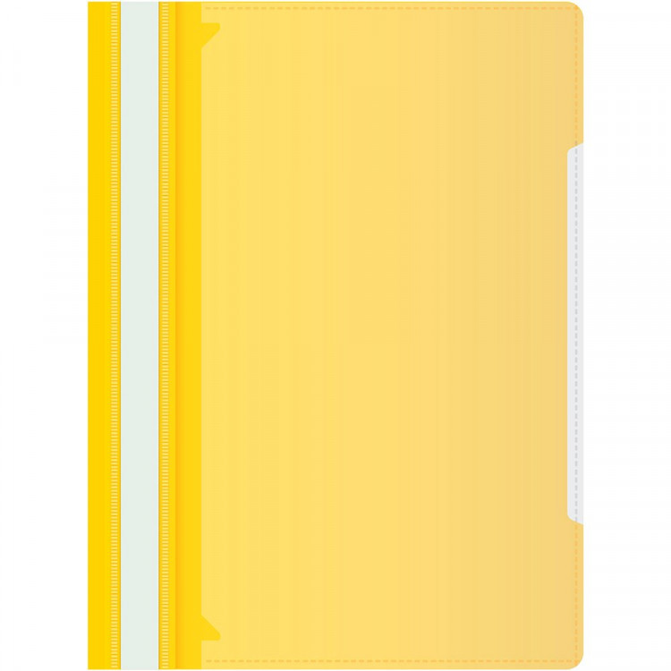 Папка скоросшиватель А4 Бюрократ Дисплей желтый арт.PS-K20YEL (Ст.20)