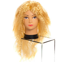 Парик новогодний "Гофре объемное" блонд арт.772-055