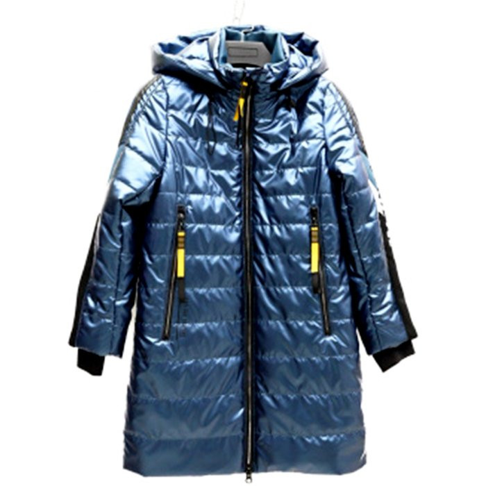 Куртка осенняя для девочки (Venedise) арт.98041 размерный ряд 36/140-44/170 цвет синий