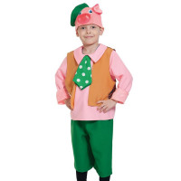 Костюм для мальчика Поросенок (рубашка,жилет,шорты,шапка) р.32/128 арт.8049