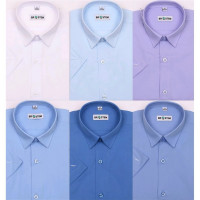 Сорочка детская короткий рукав размерный ряд 30/122-128-36/158-164  цвет синий Brostem арт.155ds