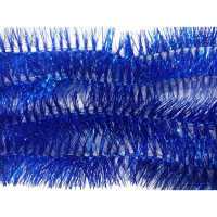 Мишура 2м №24 45мм "Норка" цв.синий (Ст.50/100)