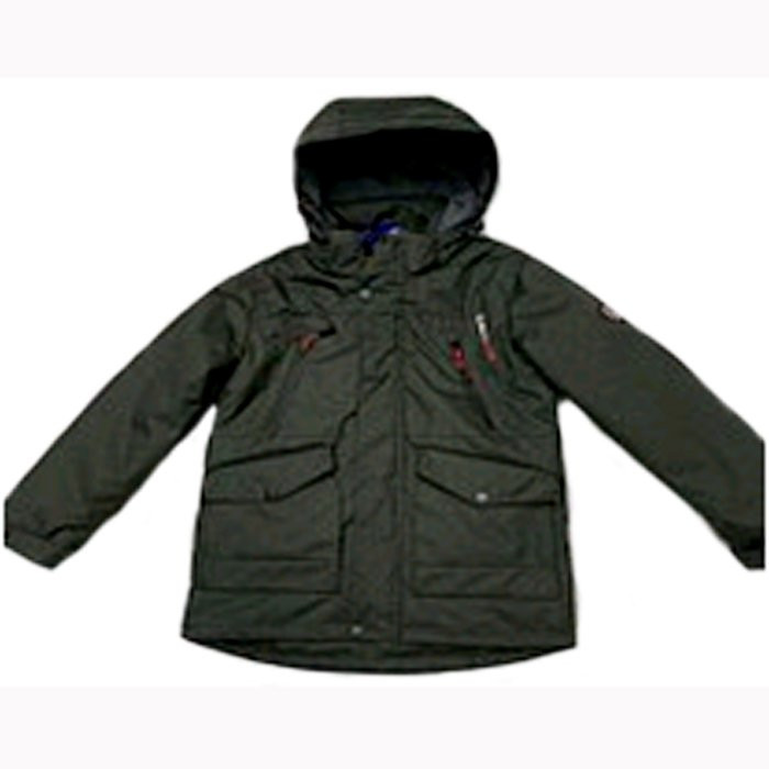 Куртка осенняя для мальчика (Cokotu) арт.dyl-817-2 размерный ряд 36/140-44/164 цвет зеленый