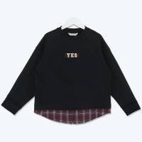 Толстовка для девочки артикул W22736 (DELORAS) размер цвет черный