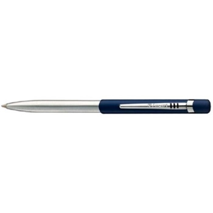 Ручка шариковая подарочная (LUXOR) Gemini корпус синий/хром  арт.2036