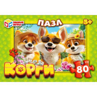 Пазл 80 элементов Корги (Умные игры) арт.4630395007788