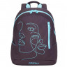 Рюкзак для девочка (Grizzly) арт RD-047-1/2 фиолетовый 32х45х13 см