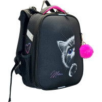 Ранец для девочек школьный (Stavia) Лапка и мордочка мультиколор 30х38х16 см арт.82265Б