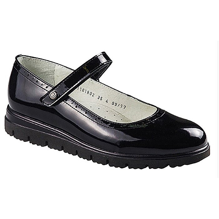 Туфли для девочки (ELEGAMI) черные верх-натуральная кожа подкладка-натуральная кожа размерный ряд 34-37 арт.5-521161802