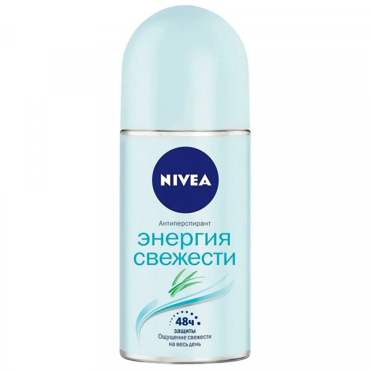 Дезодорант Nivea женский 50 мл ролик Энергия Свежести (Ст.30)