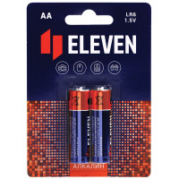Батарейки Eleven LR06 (АА) алкалиновые BL2 (цена за упаковку)