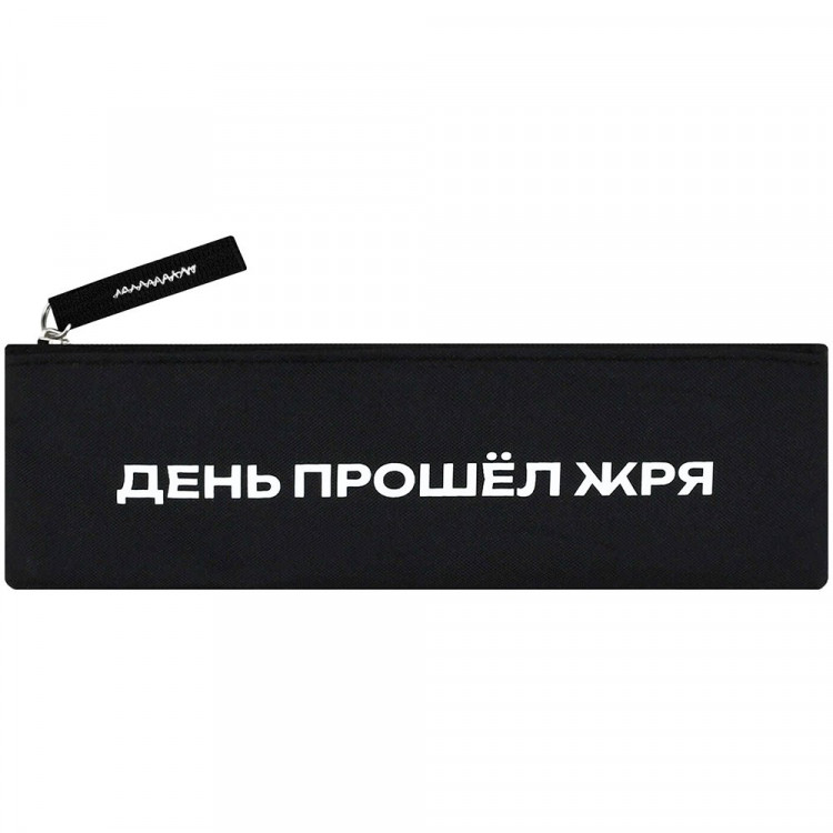 Пенал-косметичка 1 отделение плоский Феникс Фразы с характером 200х60 мм арт.71996