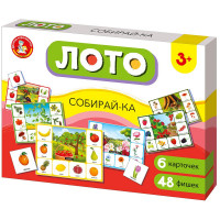 Игра настольная Лото картонное Собирайка (ДК) арт.05522