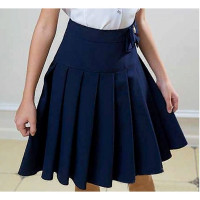 Юбка для девочки (ГЕРМИОНА) ткань 07 арт.4176-07 размер 30/122-34/140 цвет синий