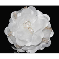 Бант для волос белый Arco Carino 17см арт.129