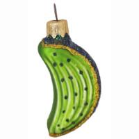 Украшение декоративное стекло 07см "Долька киви" арт.Ф96/3