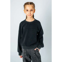 Толстовка для девочки артикул W22692 (DELORAS) размер цвет черный