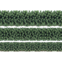 Гирлянда рождественская 100см хвоя ПВХ, без украшений "Карнизная" арт.ГЭКП02