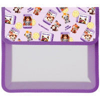 Папка школьная для тетрадей А5 на липучке 2 отделения (Hatber) Селфи арт.AMp_06054