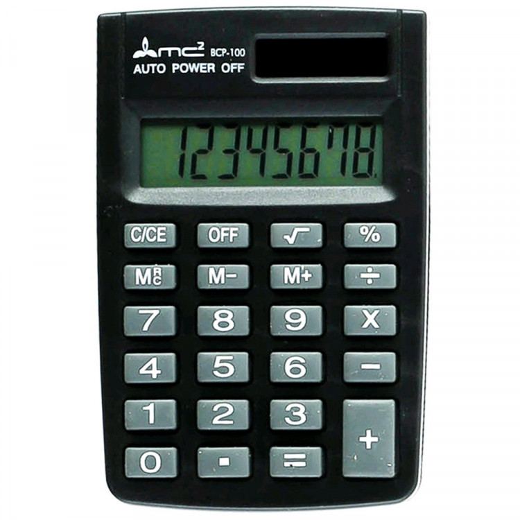 Калькулятор карманный 08разрядов UNIEL UNIEL 188*58*11 (BCP-100) (Ст.1)