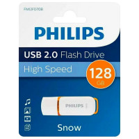 Флеш диск 128GB USB 2.0 PHILIPS SNOW, белый