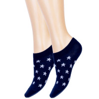 Носки детские арт.С1706 размер 18-22 хлопок 78% полиамид 18% эластан 4% цвет ассорти для девочки (Красная ветка)