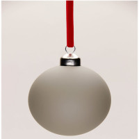 Шар пластик 08см матовый цв.коричневый 124 арт.РШ2124