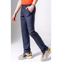 Брюки для мальчика (Bremer) Никсон зауженный силуэт размер 46/170-48/182 цвет синий