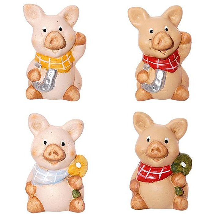 Статуэтка символ года Свинка 6,5см ассортимент арт.722674