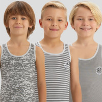 Майка для мальчика арт.2326/3 размер 32/122-128 100% х/б цвет в ассортименте