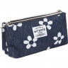 Пенал-косметичка  (deVente) Flower Power Gray арт.7024612