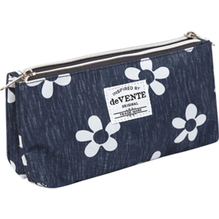 Пенал-косметичка  (deVente) Flower Power Gray арт.7024612