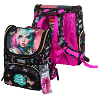 Ранец для девочек школьный (deVENTE) Mini. Miracle 35x26x20см арт.7030400