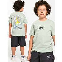 Футболка для мальчика арт.4610 цвет голубой