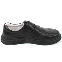 Полуботинки для мальчика (Antilopa) черные верх-натуральная кожа подкладка-натуральная кожа размер 36-41 арт.AL 7261