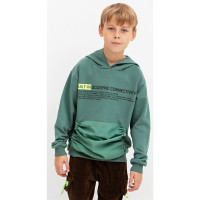 Толстовка для мальчика артикул (DMB) 4932 размер 32/128-44/164 цвет зеленый