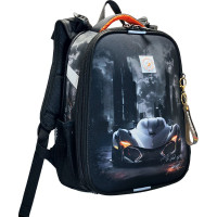 Ранец для мальчиков школьный (Stavia) Машина+ небоскребы мультиколор 30х38х16см арт.82267Б