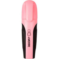 Маркер флуорисцентный  deVENTE  1-5мм скошенный, Pastel розовый, каучуковые вставки арт.5045901 (Ст.12)