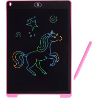 Планшет для рисования 12 дюймов 190x290 мм (deVENTE) стилус в комплекте розовый арт.4030310
