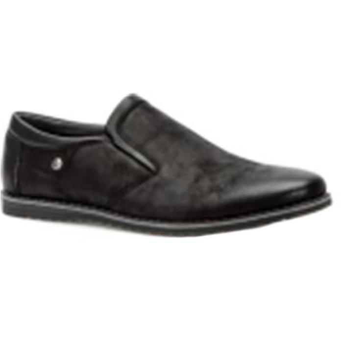 Туфли для мальчика (TESORO) черные верх-искусственный нубук подкладка-натуральная кожа артикул 108671/32-01