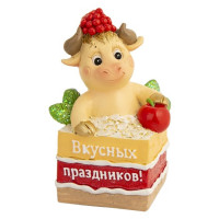 Статуэтка СГ "Бычок в торте" 8см арт.81595