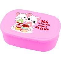 Ланч-бокс  0,45л. "deVENTE.Чай без вкусняшек" арт.8090505