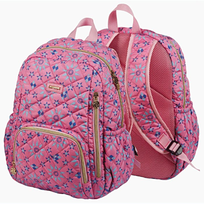 Рюкзак для девочки школьный (deVENTE) розовый 39х34x13см арт.7032856