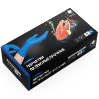 Перчатки латексные High Risk синие  размер ХL без индивидуальной упаковки 1 пара