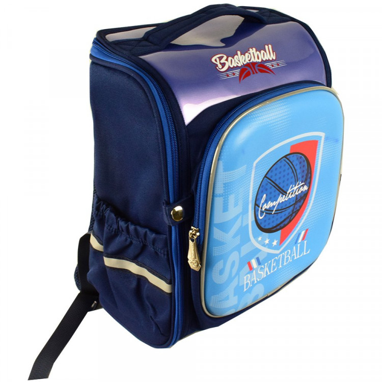 Ранец для мальчика школьный (LIUZHIJIAO) голубой 40х32х19см арт.CC110_LZJ-3900B-B-1