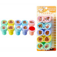 Штампик (Mazari) набор 10 штук Капибара 2,5х3,6 см арт.M-20560