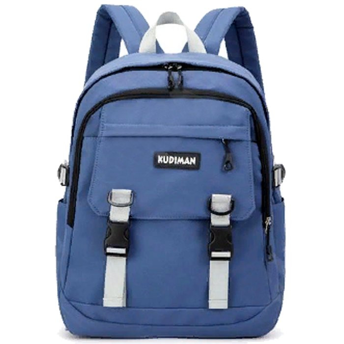 Рюкзак для девочек (KUDIMAN) синий арт.RC688_20-6-4 44х32х15см