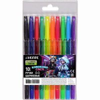 Набор ручек шариковых 10 цветов (deVENTE) Korokoro d=0,7 мм в пластиковый блистере арт.5073515
